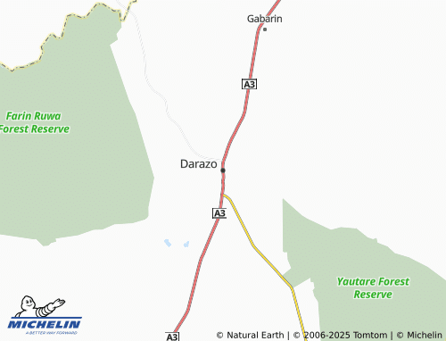 MICHELIN Darazo map - ViaMichelin