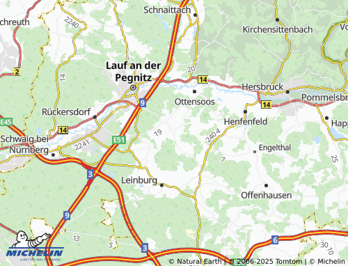 MICHELIN Weigenhofen map - ViaMichelin
