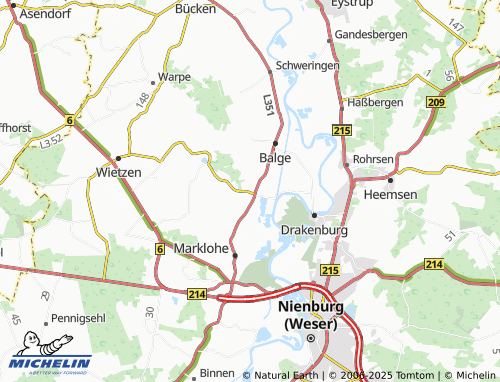 MICHELIN-Landkarte Buchhorst - ViaMichelin