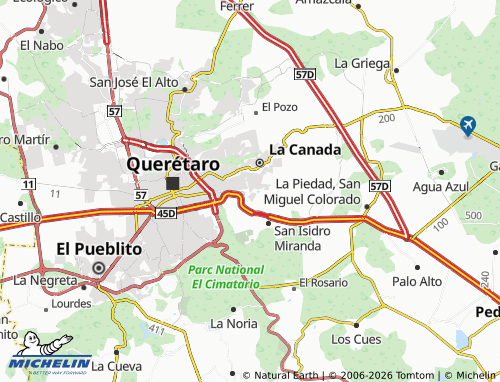 Mapa MICHELIN Residencial del Parque, Arrayanes - ViaMichelin