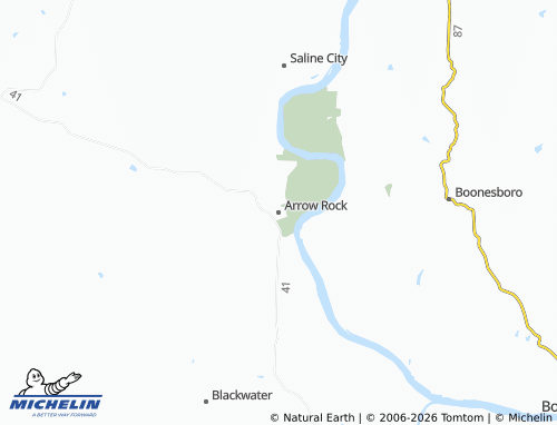 Mappa MICHELIN Arrow Rock - ViaMichelin