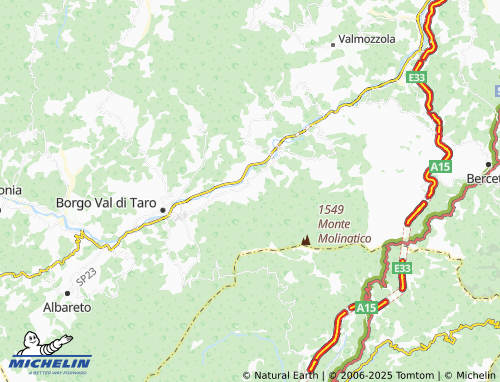 MICHELIN Pontolo map - ViaMichelin
