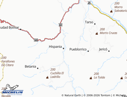 MICHELIN Hispania map - ViaMichelin