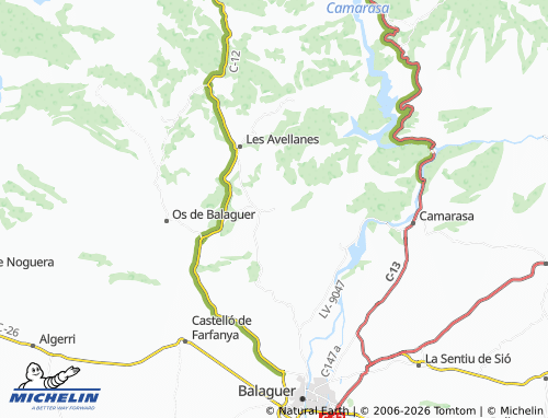 Carte MICHELIN Vilanova de la Sal - ViaMichelin