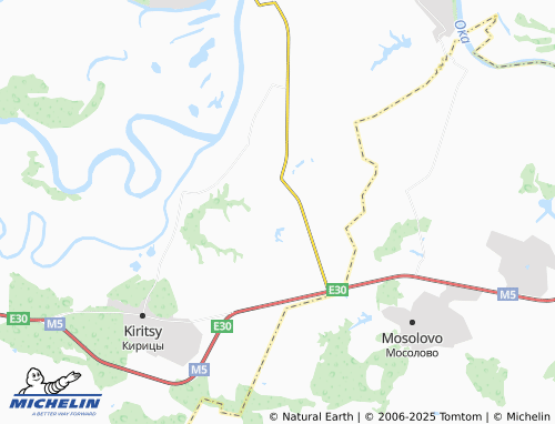 MICHELIN Milvanovo map - ViaMichelin