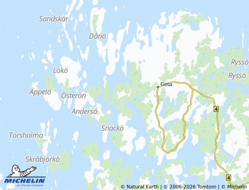 Carte MICHELIN Finnö - ViaMichelin