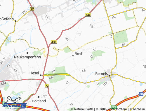 Mapa MICHELIN Firrel - ViaMichelin