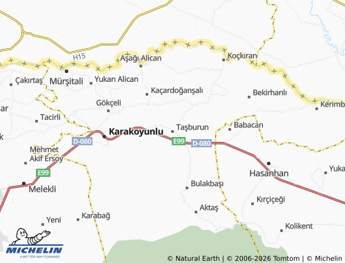 MICHELIN Taşburun map - ViaMichelin