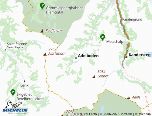 Kaart MICHELIN Adelboden - ViaMichelin