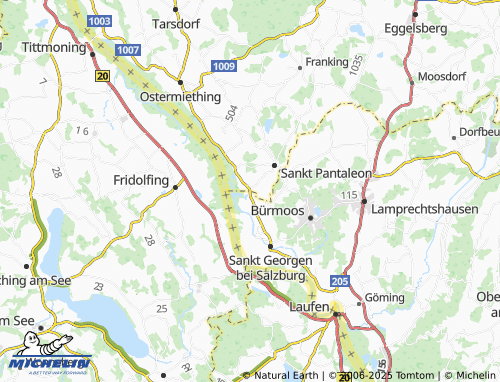 Mapa MICHELIN Au - ViaMichelin