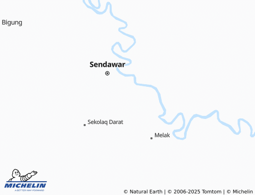 MICHELIN Melak Ulu map - ViaMichelin