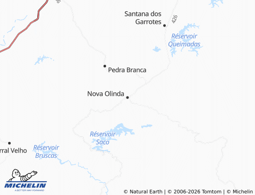 Mappa MICHELIN Nova Olinda - ViaMichelin