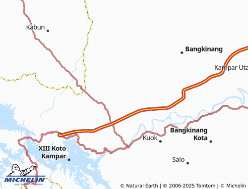 MICHELIN Empat Balai map - ViaMichelin