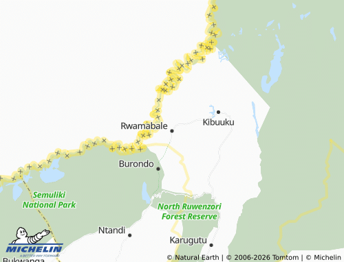 MICHELIN-Landkarte Rwamabale - ViaMichelin