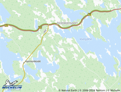 MICHELIN Hilmonkoski map - ViaMichelin