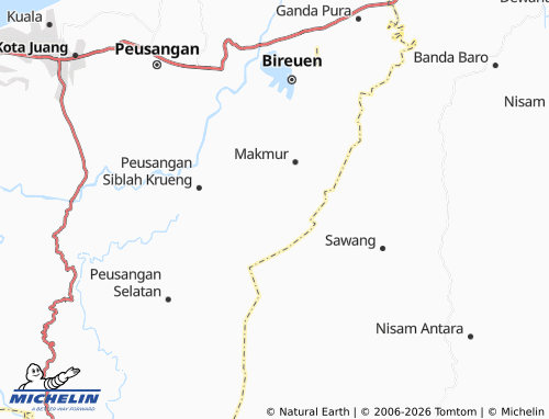 Mapa MICHELIN Sukarame - ViaMichelin