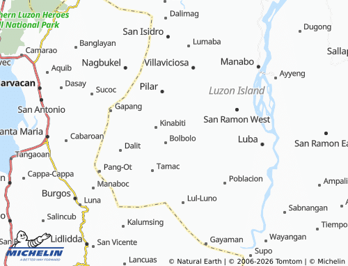 MICHELIN Tuquib map - ViaMichelin