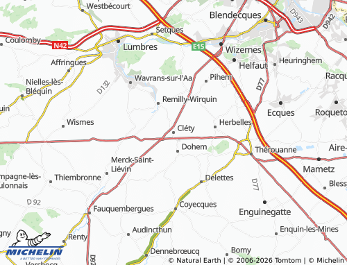 Mapa MICHELIN Cléty - ViaMichelin