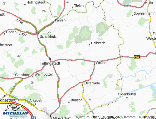 MICHELIN Lüdersbüttel map - ViaMichelin