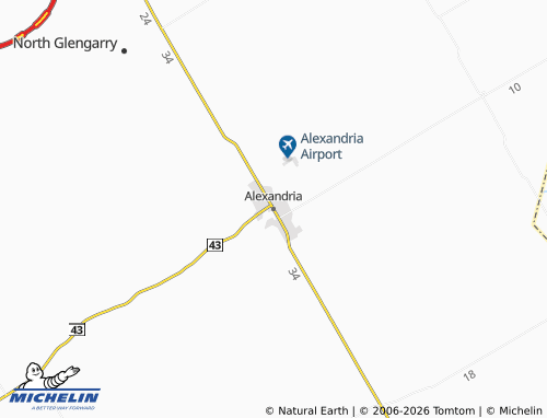 Mapa MICHELIN Alexandria - ViaMichelin