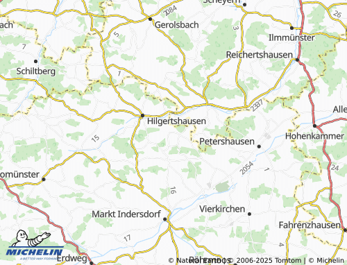 MICHELIN-Landkarte Hartwigshausen - ViaMichelin