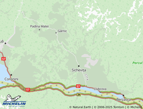 MICHELIN Camenița map - ViaMichelin
