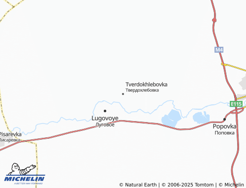 MICHELIN-Landkarte Tverdokhlebovka - ViaMichelin