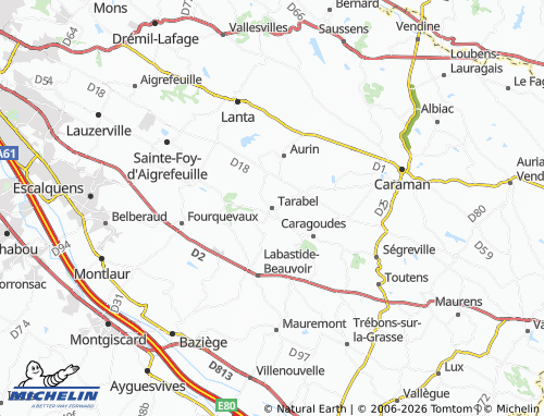 Mappa MICHELIN Tarabel - ViaMichelin