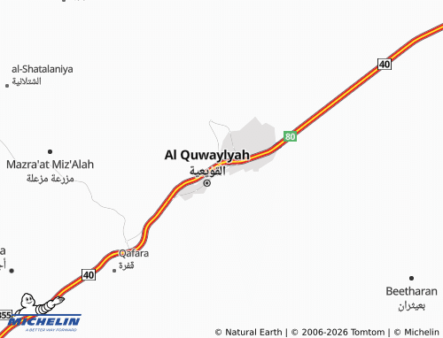 MICHELIN-Landkarte al-Faydah - ViaMichelin