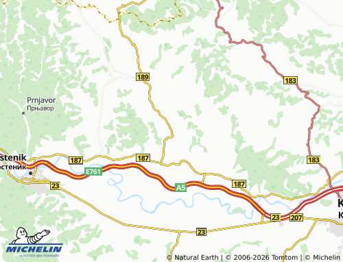 Mapa MICHELIN Stragari - ViaMichelin
