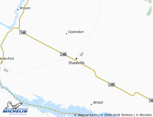 Mappa MICHELIN Shawville - ViaMichelin