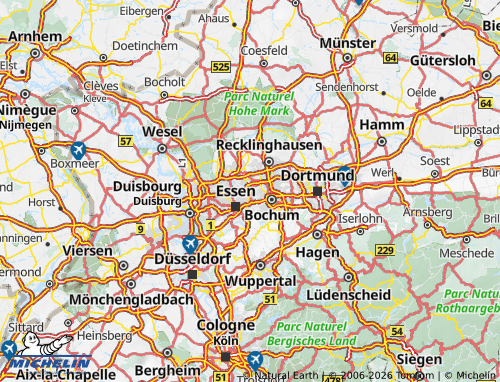 MICHELIN Gelsenkirchen map - ViaMichelin