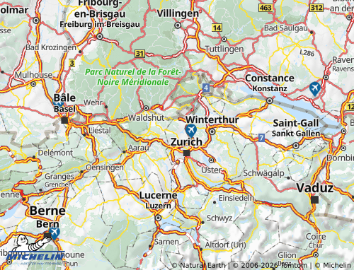 MICHELIN-Landkarte Dielsdorf - ViaMichelin