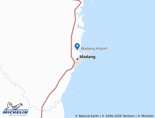 MICHELIN Madang map - ViaMichelin