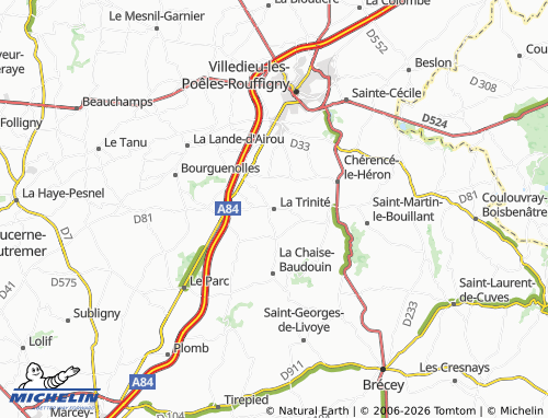 MICHELIN La Trinité map - ViaMichelin