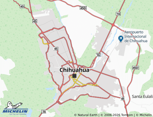 Mapa MICHELIN Paso del Norte - ViaMichelin