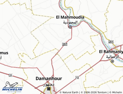 Mapa MICHELIN Munsha'at Areemoun - ViaMichelin