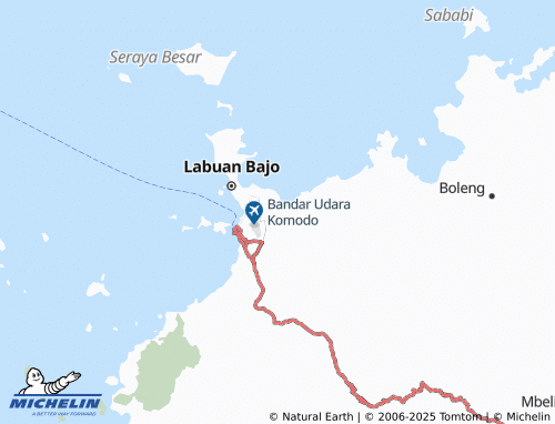 MICHELIN Batu Cermin map - ViaMichelin