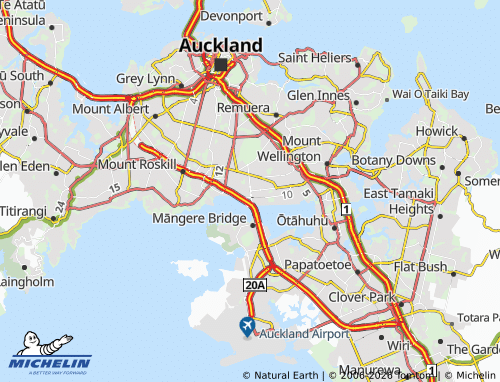 Mapa MICHELIN Onehunga - ViaMichelin