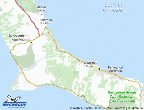 MICHELIN Kalogeriko map - ViaMichelin