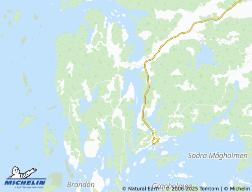MICHELIN Långnäs map - ViaMichelin