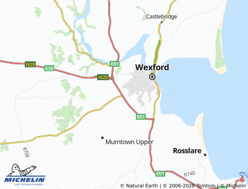 MICHELIN-Landkarte Clonard - ViaMichelin