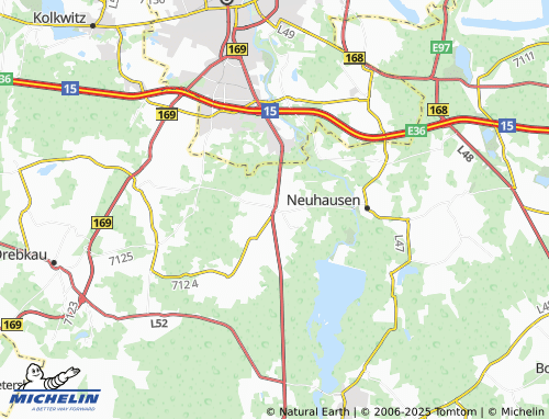 MICHELIN Groß Oßnig map - ViaMichelin