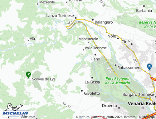 Mappa MICHELIN Varisella - ViaMichelin
