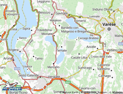 MICHELIN Ternate map - ViaMichelin