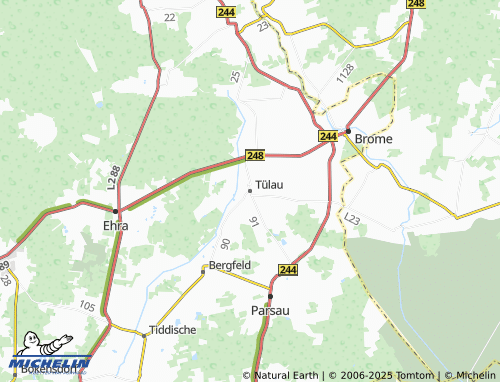 Mappa MICHELIN Tülau - ViaMichelin