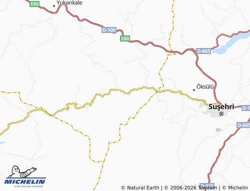 Mappa MICHELIN Değirmentaş - ViaMichelin