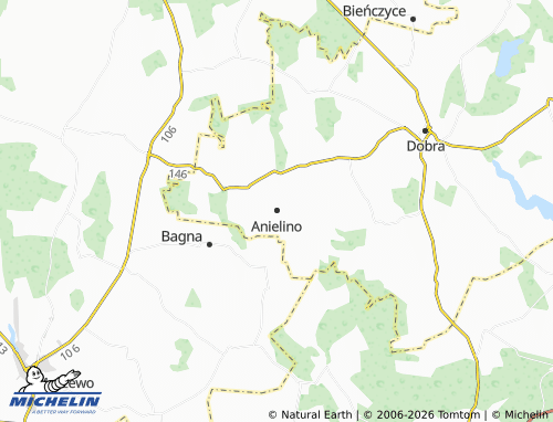 MICHELIN-Landkarte Anielino - ViaMichelin