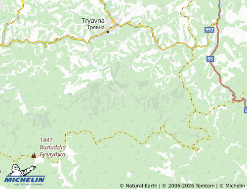 Mapa MICHELIN Brezhnitsite - ViaMichelin