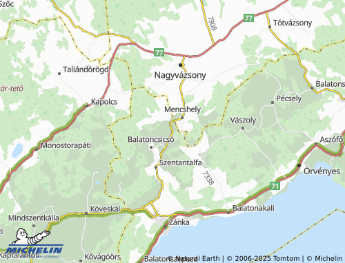 MICHELIN-Landkarte Óbudavár - ViaMichelin